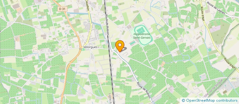 localisation de l'entreprise AGRI NEO GERVAIS  L'ISLE-SUR-LA-SORGUE