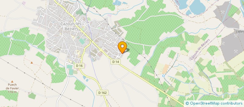 localisation de l'entreprise AGRI OC SERVICES à CAZOULS-LES-BEZIERS