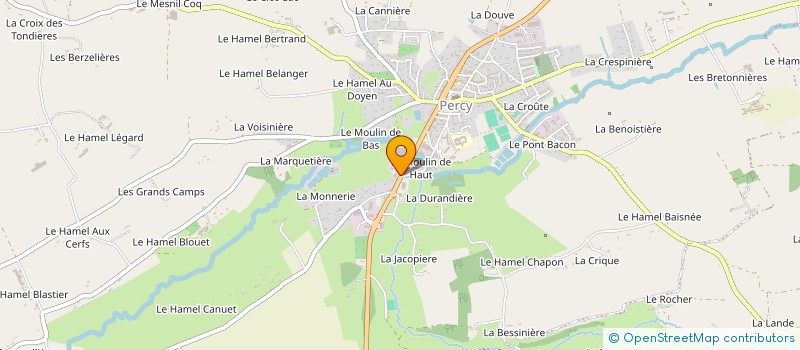 localisation de l'entreprise AGRI-OUEST  VIRE NORMANDIE