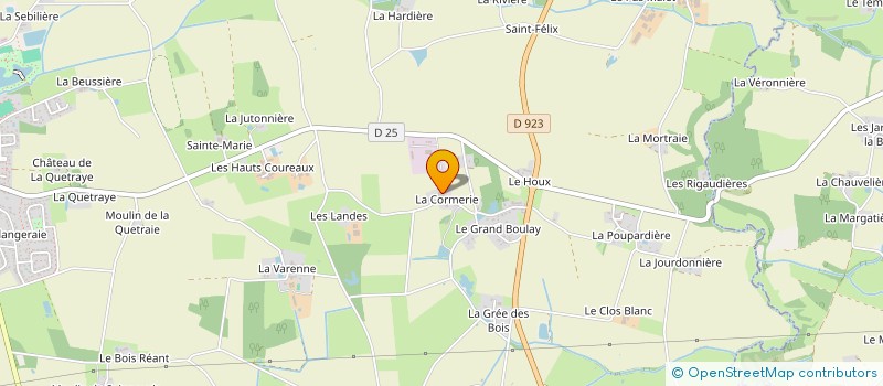 localisation de l'entreprise AGRI OUEST à MESANGER