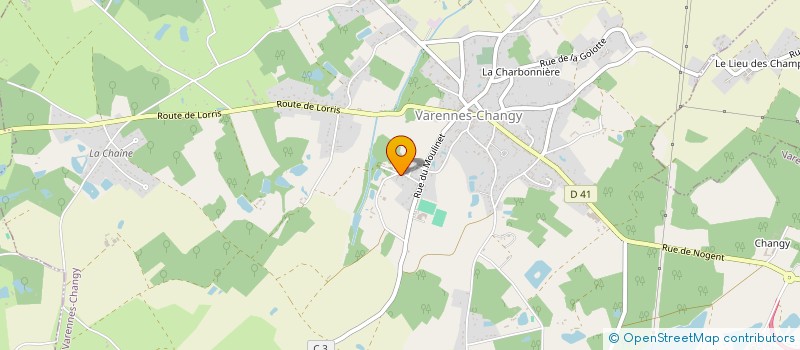 localisation de l'entreprise AGRI-PAYSAGE à NOGENT-SUR-VERNISSON