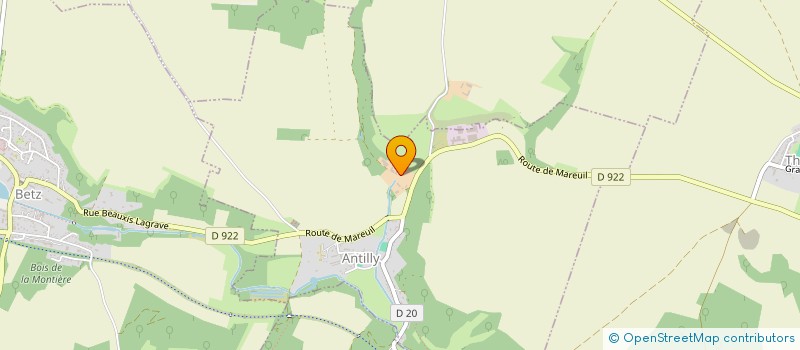 localisation de l'entreprise AGRI PCS  ANTILLY