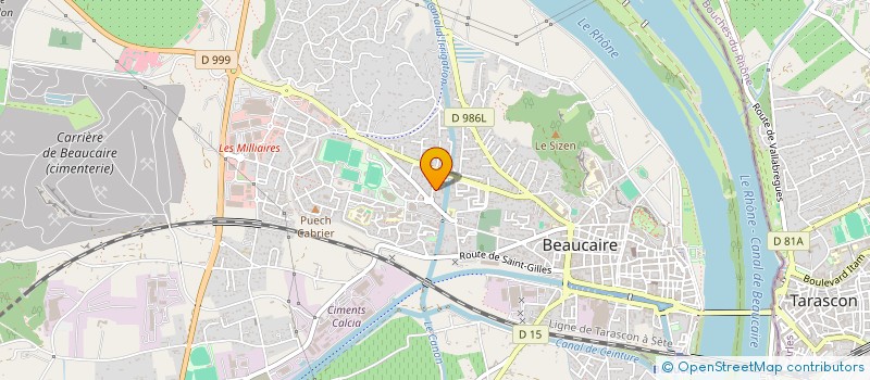 localisation de l'entreprise AGRI PLANTS  BEAUCAIRE