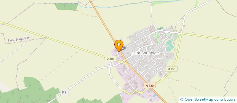 localisation de l'entreprise AGRI PLUS à SAINT-SOUPPLETS