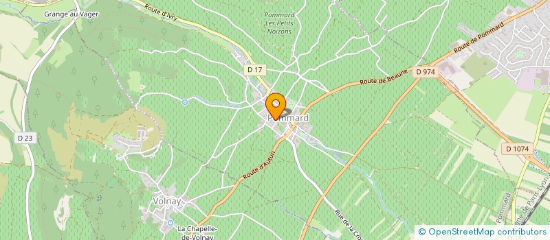 localisation de l'entreprise AGRI@POM  ECHEVRONNE