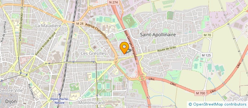 localisation de l'entreprise AGRI PRESTA 21 à DIJON