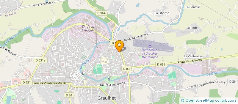 localisation de l'entreprise AGRI PRESTA SERVICE  GRAULHET