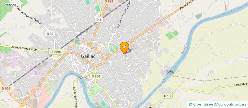 localisation de l'entreprise AGRI PRO SERVICE à GAILLAC