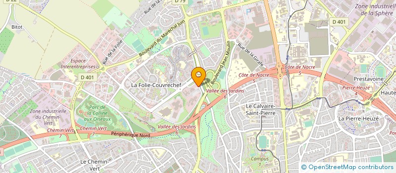 localisation de l'entreprise AGRI-RELAIS à CAEN