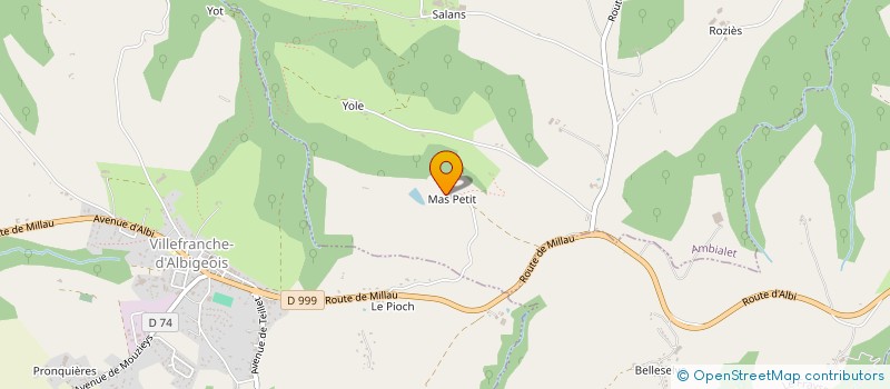 localisation de l'entreprise AGRI ROUQUETTE  AMBIALET