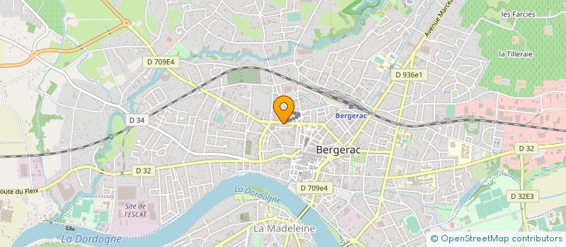 localisation de l'entreprise AGRI SERVICE 24 à BERGERAC