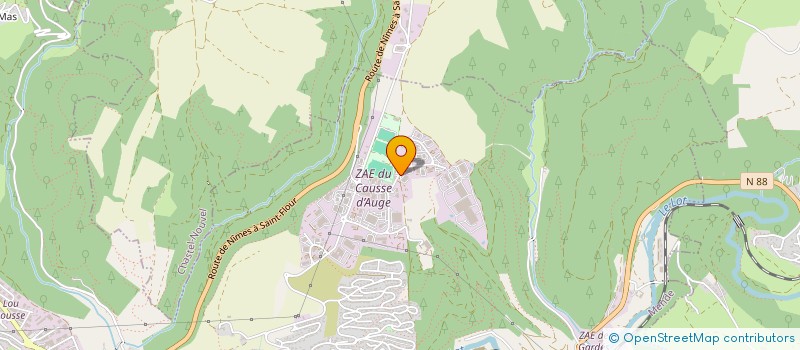 localisation de l'entreprise AGRI SERVICE LOZERE à MENDE