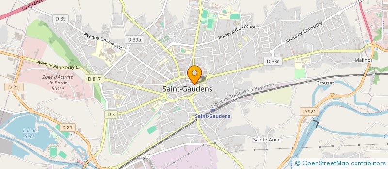 localisation de l'entreprise AGRI SERVICES 31 à SAINT-GAUDENS