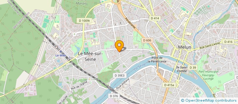 localisation de l'entreprise AGRI SERVICES 77  LE MEE-SUR-SEINE