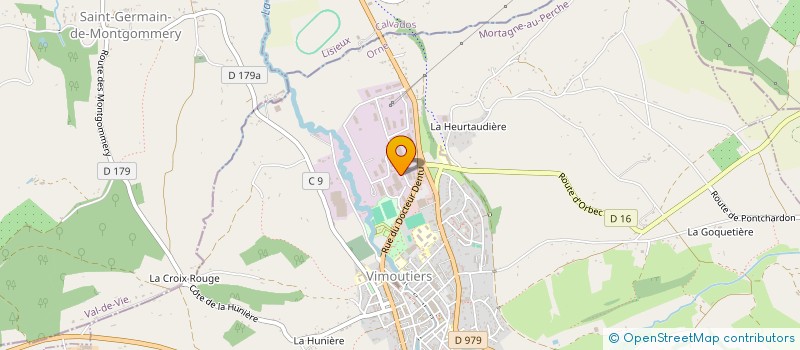 localisation de l'entreprise AGRI'SERVICES à VIMOUTIERS
