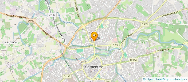 localisation de l'entreprise AGRI SERVICES  CARPENTRAS