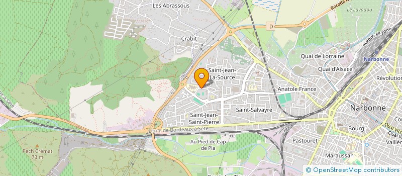 localisation de l'entreprise AGRI SERVICES MID à NARBONNE