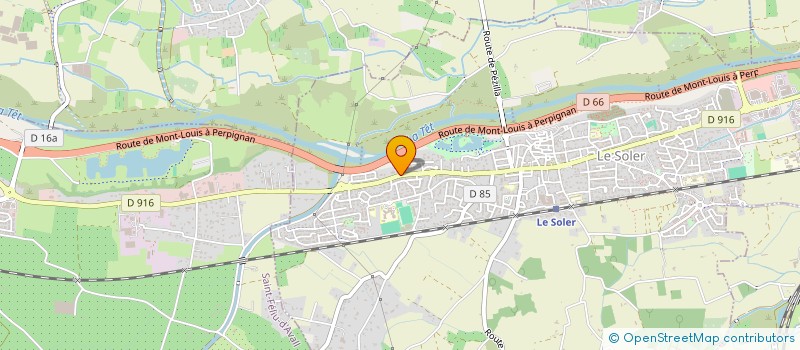localisation de l'entreprise AGRI - SERVICES ROUSSILLON à LE SOLER