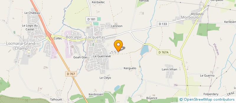 localisation de l'entreprise AGRI SUD BRETAGNE à GRAND-CHAMP