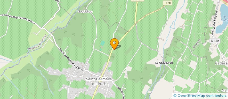 localisation de l'entreprise AGRI-T  SAINT-GERMAIN-DU-PUCH