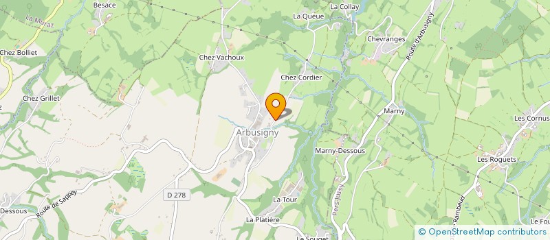 localisation de l'entreprise AGRI TEAM  ARBUSIGNY