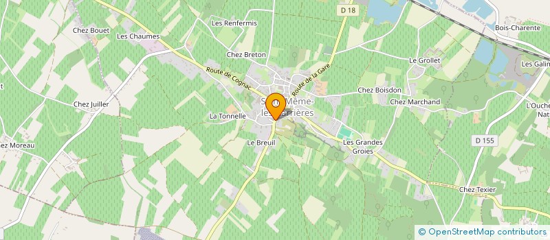localisation de l'entreprise AGRI.TP  SAINT-MEME-LES-CARRIERES