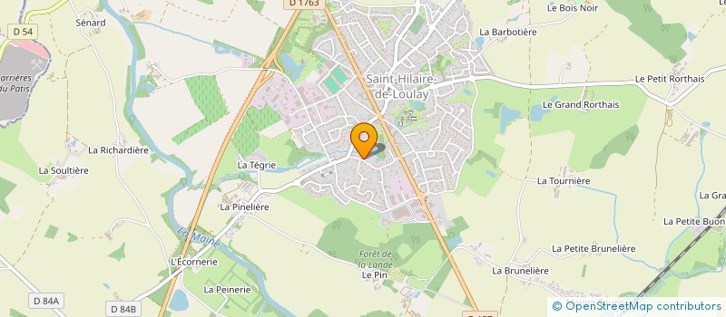 localisation de l'entreprise AGRI TP SERVICES à MONTAIGU-VENDEE