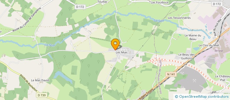 localisation de l'entreprise AGRI TRANSACTIONS à NIEUIL