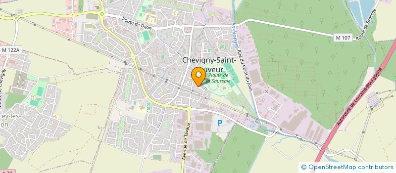 localisation de l'entreprise AGRI TTP 21 à CHEVIGNY-SAINT-SAUVEUR