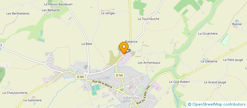 localisation de l'entreprise AGRI'VAL RECOLTE à CHEMILLE-EN-ANJOU