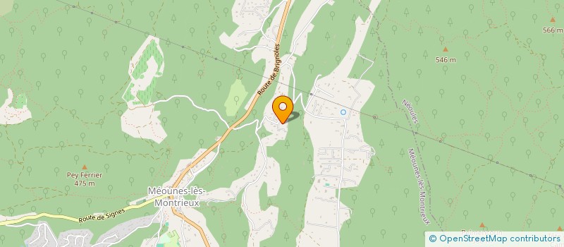 localisation de l'entreprise AGRI VAR SOLUTIONS  MEOUNES-LES-MONTRIEUX