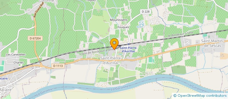 localisation de l'entreprise AGRI VITI  SAINT-PIERRE-D'AURILLAC