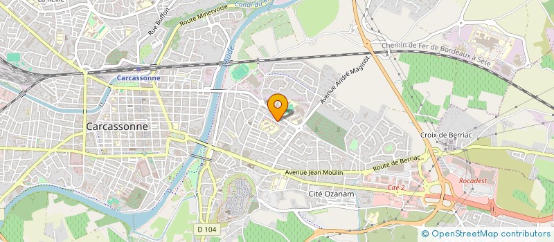 localisation de l'entreprise AGRI VITI SERVICE  CARCASSONNE