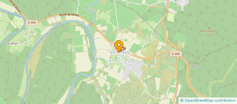 localisation de l'entreprise AGRI-VITI SERVICE  VIC-LE-FESQ