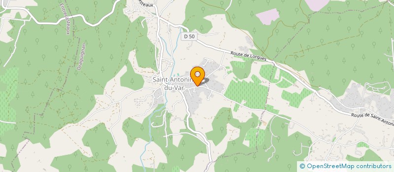 localisation de l'entreprise AGRI VITI SERVICES  SAINT-ANTONIN-DU-VAR