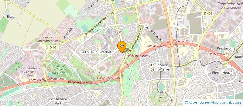 localisation de l'entreprise AGRIAL MANAGEMENT à CAEN