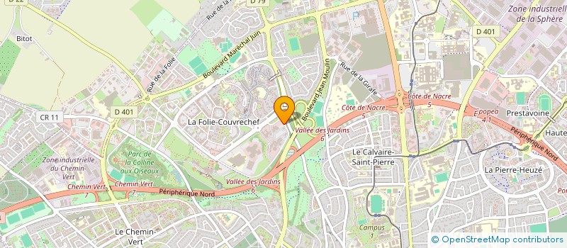 localisation de l'entreprise AGRIAL REASSURANCE à CAEN