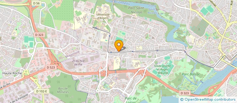 localisation de l'entreprise AGRIAPPRO  ANGERS