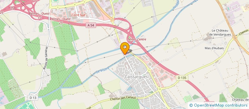 localisation de l'entreprise AGRIBIO SERVICE  CAISSARGUES