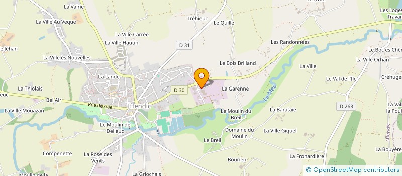 localisation de l'entreprise AGRIBOCAGE à IFFENDIC