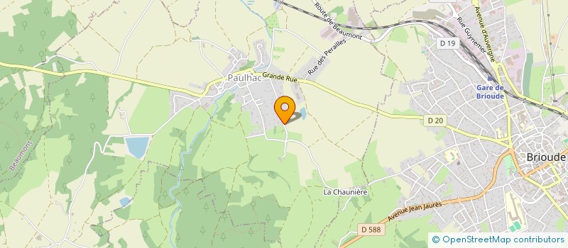 localisation de l'entreprise AGRIBRIVAMETHA à PAULHAC