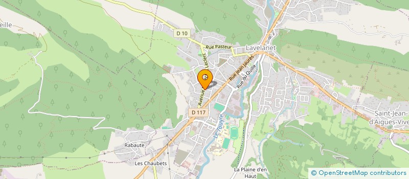 localisation de l'entreprise AGRIC'OLMES à LAVELANET