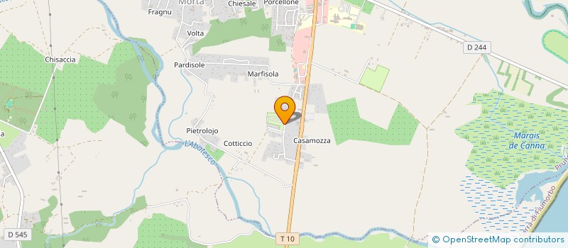 localisation de l'entreprise AGRICO  PRUNELLI-DI-FIUMORBO