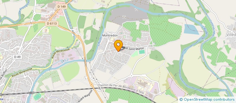 localisation de l'entreprise AGRICO VITI SERVICE à CARCASSONNE
