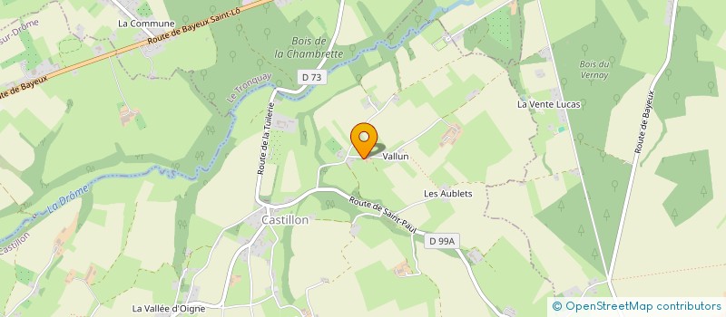 localisation de l'entreprise AGRICOCOTEC  CASTILLON