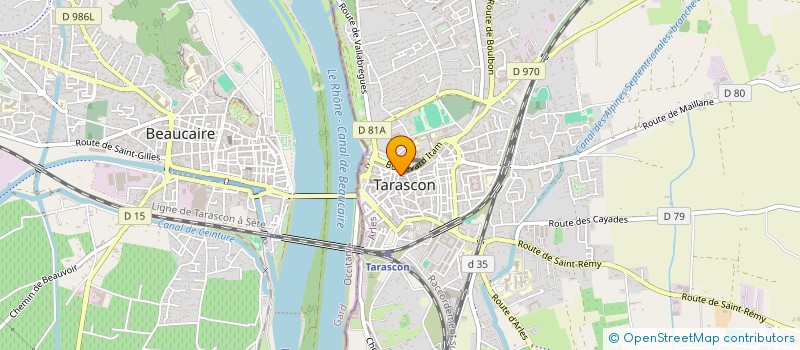 localisation de l'entreprise AGRICOEUR SERVICE à TARASCON