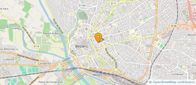 localisation de l'entreprise AGRICOLAE SERVICES à BEZIERS