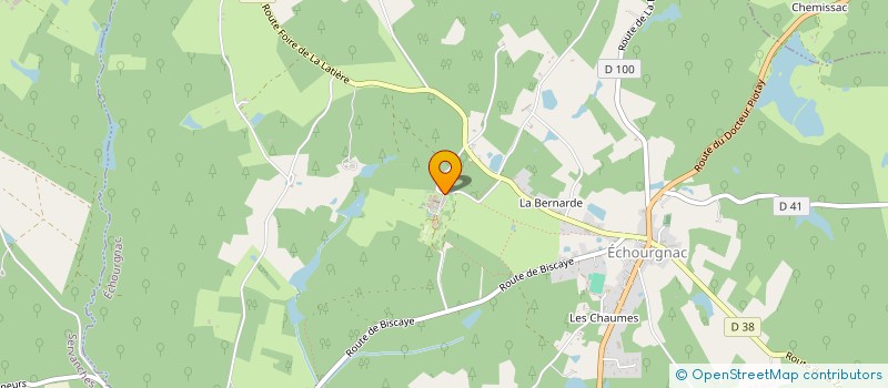 localisation de l'entreprise AGRICOLE DE LA DOUBLE  ECHOURGNAC