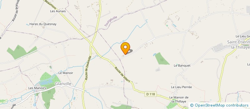 localisation de l'entreprise AGRICOLE DU HARAS DE LA BARBERIE  SAINT-ETIENNE-LA-THILLAYE