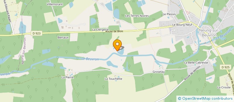 localisation de l'entreprise AGRICOLE ET FORESTIERE DE BOIS BOUCHE  SAINT-VIATRE